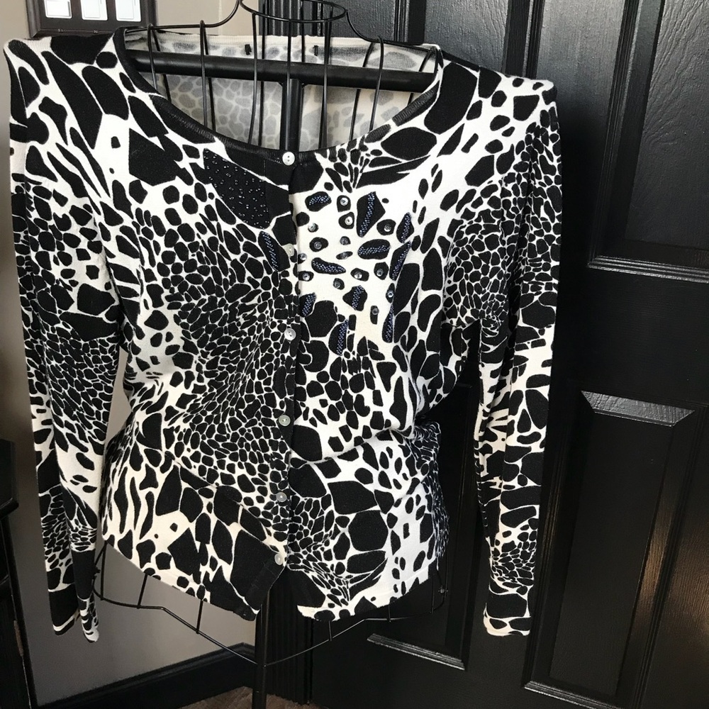 GUC Super Soft Animal Print Cardi wBling